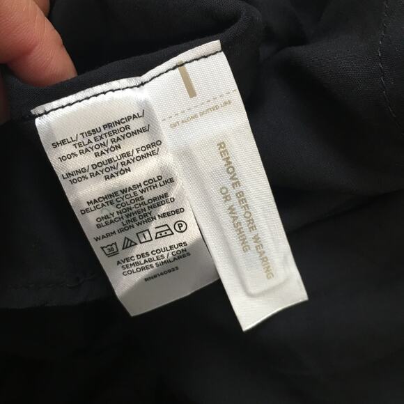 NWT Loft Tiered Flared Dress Short Sleeve Puff sleeve Size 12P - Picture 4 of 8